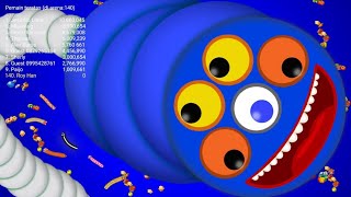 Worms Zone Magic Slither Snake 🐍 Tiny worm vs giant worms | XMOOD ROY