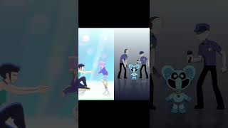 Hugging Saja Boys vs Poppy Playtime (Kpop Demon Hunters)