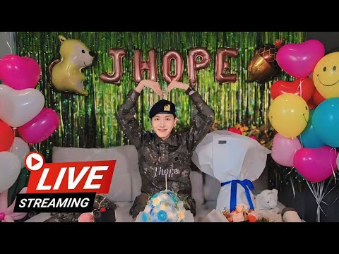 BTS J-hope Weverse Live Today (17.10.2024) | J-hope military discharge Live 🔴