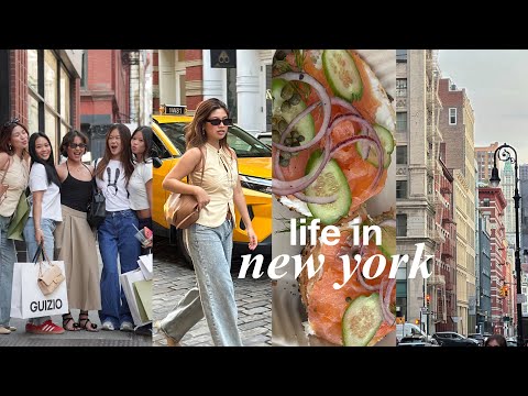 Living Alone in NYC | bagels, thrifting & bird pooped on me (rip)
