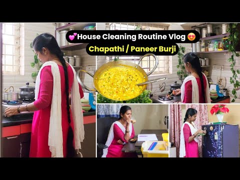 ✨️வீடு இப்படி CLEAN பன்னா போதும் POSITIVE FEEL கொடுக்கும்| 💁‍♀️Paneer Burji| 😍Hair Oil #vlog #like