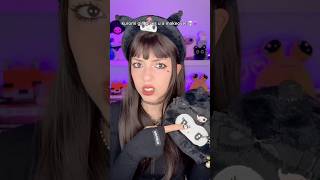a menina obcecada pela kuromi faz sua skincare 😳 #asmr #satisfying #kuromi #sanrio