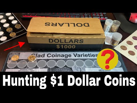 $1 Dollar "Gold" Dollar Coin Hunt - Sacagawea Dollars, Susan B Anthony