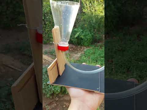 دستگاه چرخه آب بی نهایت ساختم!#shorts