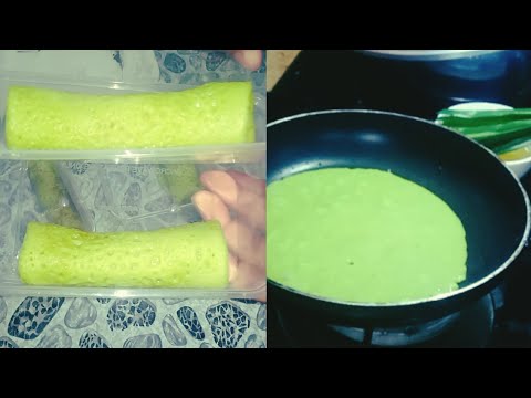 Resepi Kuih Ketayap - Kuih Gulung Inti Kelapa Gula Merah