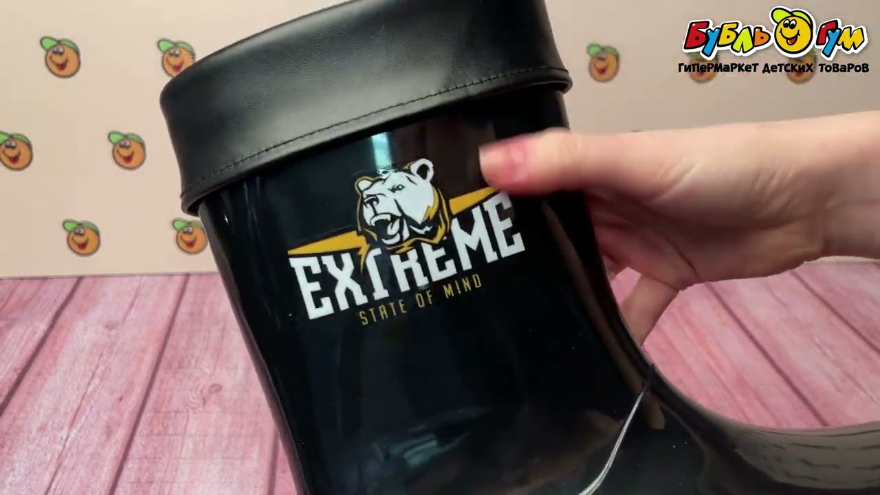Сапоги водонепроницаемые Pasito Extreme с кожаными элементами черные - видео