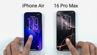 iPhone Air vs iPhone 16 Pro Max - SPEED TEST!