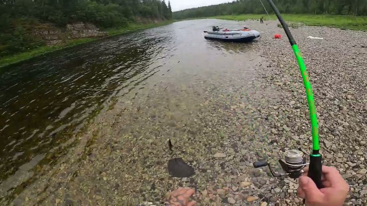 Рыбалка на Горной Реке, водомётное путешествие часть 1