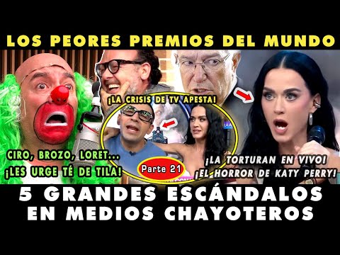 ¡HASTA KATY PERRY OD1A A TV AZTECA! TOP 5 ESCÁNDALOS CHAYOTEROS EN TV (21) ¡CIRO ENLOQUECE!