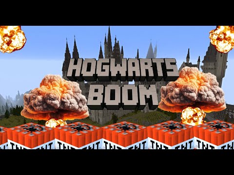 ¡Así exploté el castillo de Hogwarts en Minecraft!