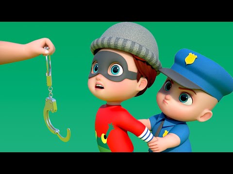 La Policía Nos Cuida de Noche y de Día | Police Officer Song | GoBooBoo Canciones Infantiles