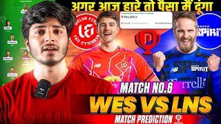 5 DREAM11 Prediction Secrets to WIN Big with WEF vs LNS | WEF vs LNS The Hundred men 6th Match Team