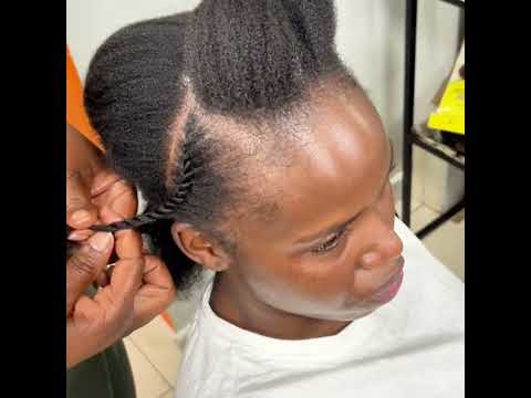 Would you do this? An updo natural hairstyle. #naturalhairstyles #naturalhair 🙌🏾@trackstargwen  🤗