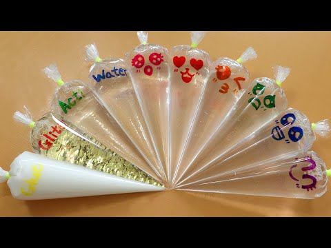 Making Slime with Piping Bags! Most Satisfying Slime Video★ASMR★#ASMR #PipingBags