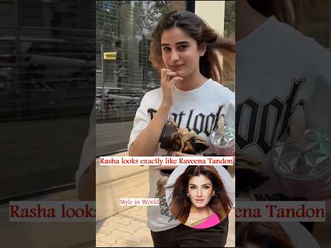 Raveena Tandon Daughter Rasha Thadani Spotted at Bandra