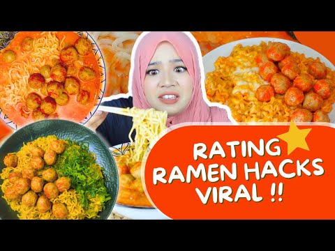 RATING RAMEN HACKS VIRAL !!!