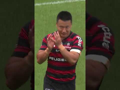 TOP 14 -J25: L'émotion de Naoto Saito au moment de faire ses adieux au public du Stade Toulousain 🥹