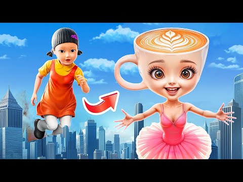 Die Verwandlung In Ballerina Cappuccina: Von Der Squid Game Puppe In Italian Brainrot Im Knast!