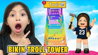 LEIKA BONGKAR RAHASIA BIKIN TOWER ROBLOX YANG PENUH JEBAKAN! [KOMPILASI ROBLOX]