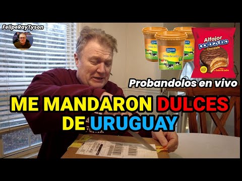 Me mandaron dulces de Uruguay, Probandolos por primera vez