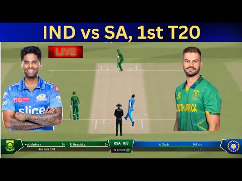 Live : IND vs SA 1st T20 Match Live | India vs South Africa Live | TOSS REPORT