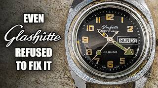 Bestseller Author's Glashütte No One Wanted To Restore... Until Now - Palladium Plating