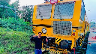 indian railways 🚃 track machine ⚙️ reviews centing#indian #railway #train #viralvideo