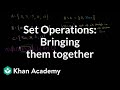 Understanding Set Operations