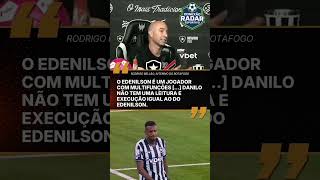 Danilo vai mudar o posicionamento no Botafogo