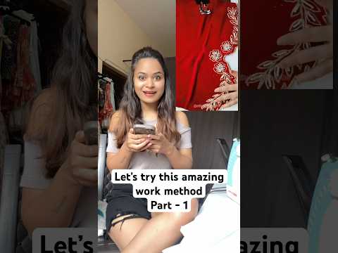 Let’s try this easy work method 😍🫶🏻 #fashion #shorts