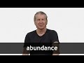Understanding Abundance and Duration Concepts