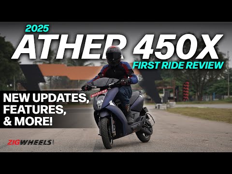 2025 Ather 450X First Ride Review | The Most Fun EV Scooter | ZigWheels