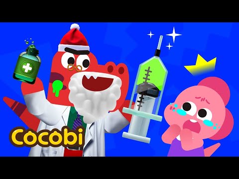 El  Doctor T-rex Santa Ayuda a los Niños que están Enfermos🎅💉 | Canciones Infantiles | Cocobi