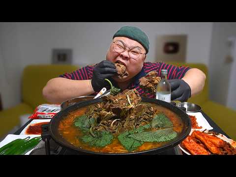 더고아재! 여자친구 없어도 됩니다. 감자탕과 뽀뽀하며 먹어보았습니다. 🇰🇷│Gamjatang Mukbang Eatingshow