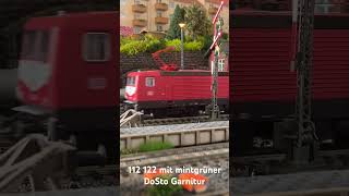 Kopfbahnhof - 112 122 mit mintgrüner DoSto Garnitur