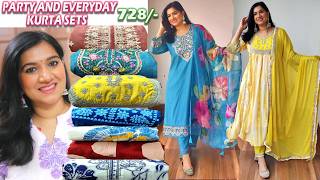 Most Comfy and Stylish Kurta sets Under Budget/Party Wear & Everyday Kurta Sets#fashion #partywear