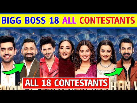 😲Bigg boss 18 Contestants Final List 2024 | Bigg boss 18 promo | BIGG BOSS 18 Contestants Name List