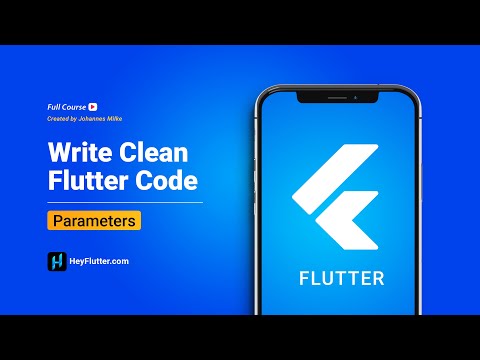 Write Clean Flutter Code - Parameters