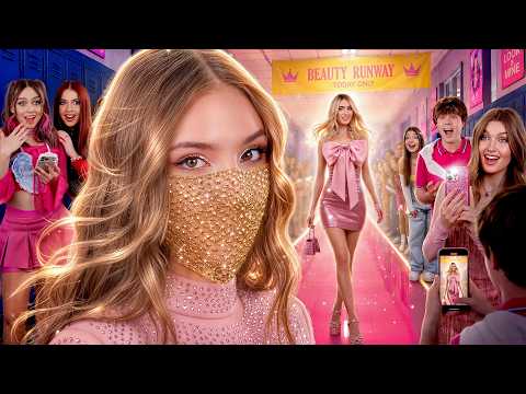 ¡Chica Misteriosa Oculta su Identidad en la Escuela! Transformé Mi Look por Completo