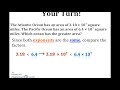 Comparing Numbers in Scientific Notation