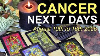 CANCER Weekly Tarot Reading "YOU'RE GETTING YOUR WISH' August 10 to 16 2026 | Truth Well Told Tarot