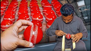 How Cricket Balls are Made in Factories   Mass Production Process   Smartest Workers
