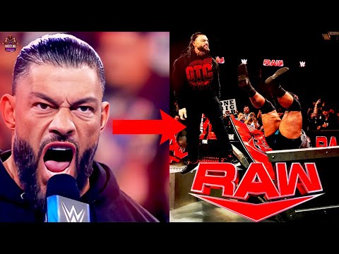 OMG🥶Roman Reigns DESTROYS Bronson Reed On Table! Wwe Raw 18 November 2024 Highlights