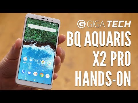 (GERMAN) bq Aquaris X2 Pro im Hands-On (deutsch): Android-One-Handy angeschaut – GIGA.DE