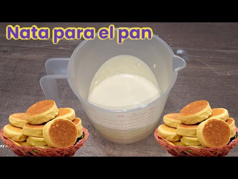 Así hago la nata para hacer el pan está receta te ayudará porque tú puedes hacerlo en casa