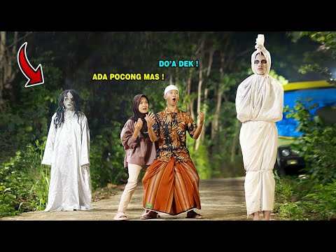 Prank Pocong Terlucu ! Niat Do'a malah dipeluk Kuntilanak ! Kocak Ngakak 🤣