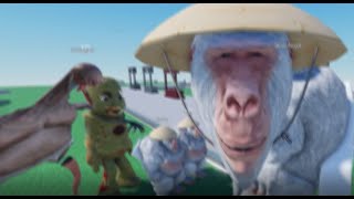 BEING A MONKEY FROM MAIN LAND CHINA IN ROBLOX MIC UP! ...