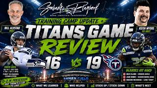 Seahawks Team Update + Titans Game Review