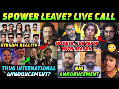 Spower Leave? LIVE CALL📞 Thug EWC Stream Reality🚨 Neyoo New ORG🔥 GODLIKE💛