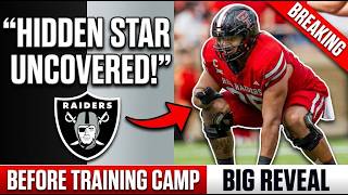 Raiders JUST Uncovered a Hidden Star Before Training Camp!